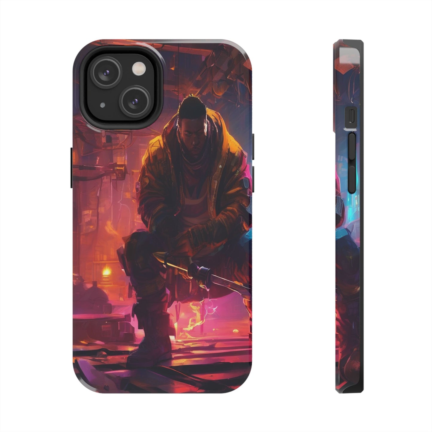 Tough Phone Case - Shockproof TPU & PC Shell for iPhone & Samsung