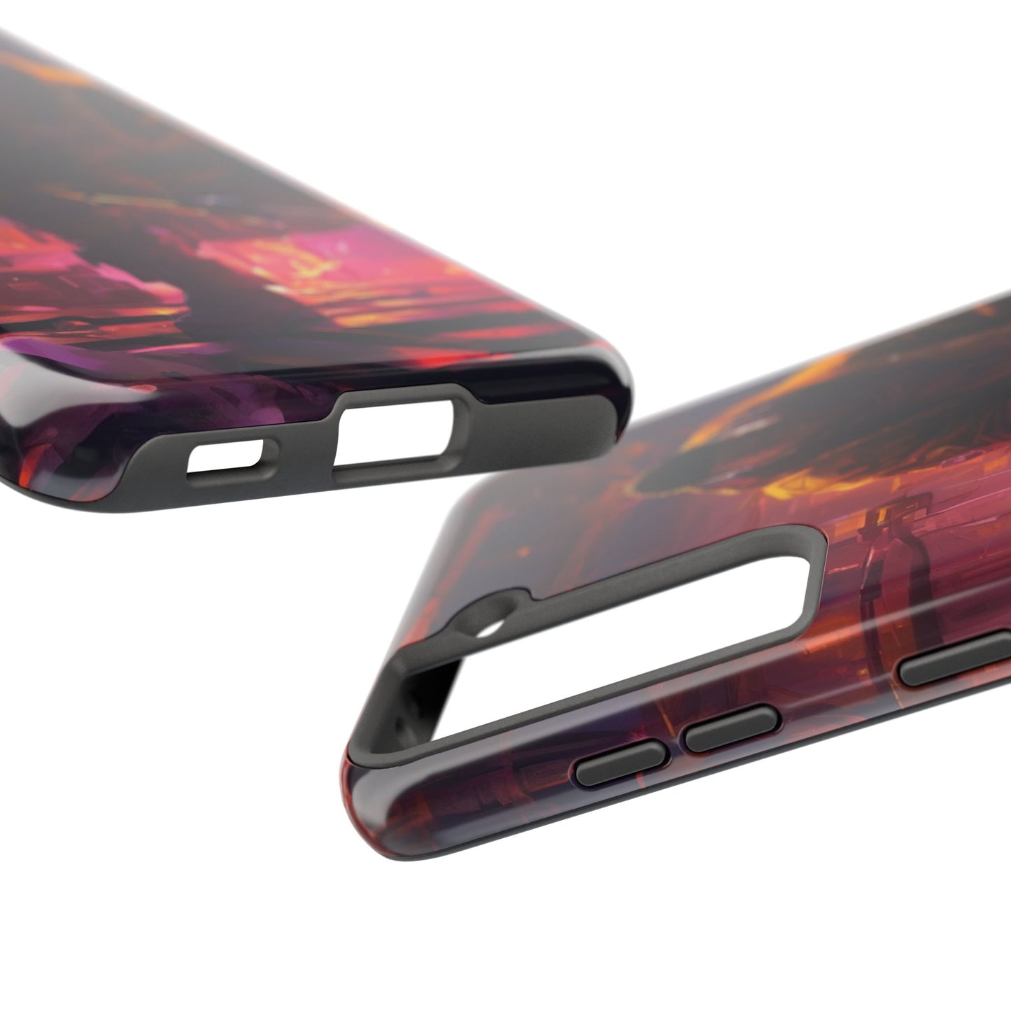 Tough Phone Case - Shockproof TPU & PC Shell for iPhone & Samsung