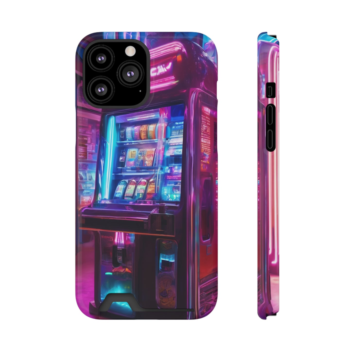 Phone Case with Card Holder – Glossy/Matte Polycarbonate