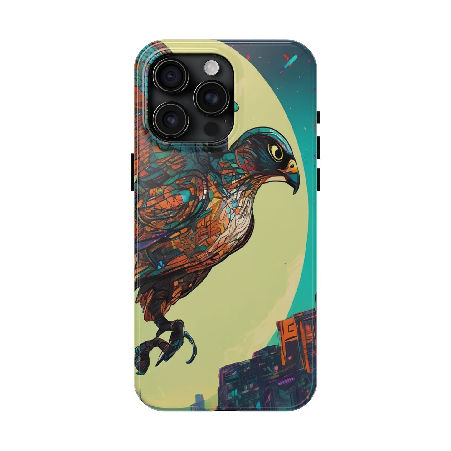 Neon Tough Phone Case - Impact-Resistant, Glossy Finish