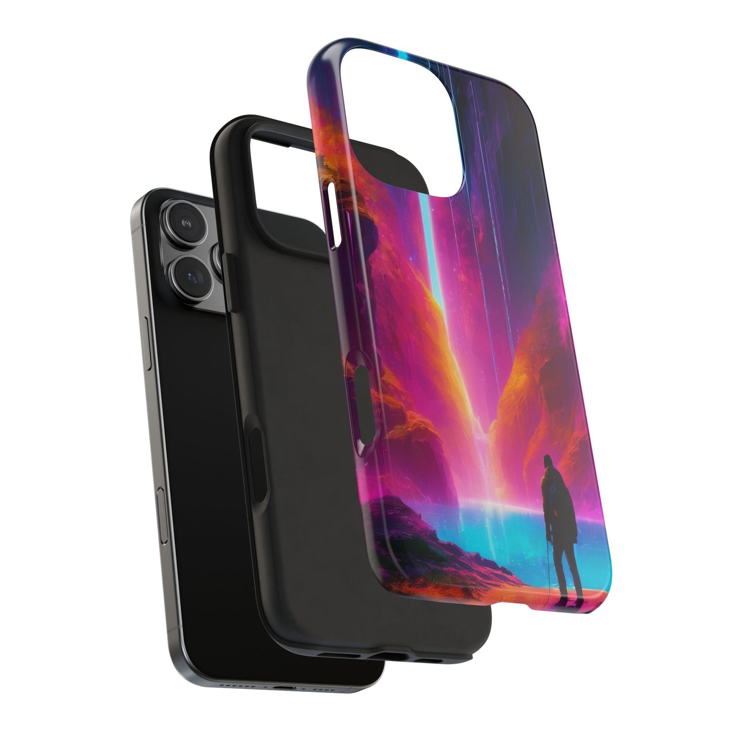 Tough Phone Case with TPU & PC Shell – Shockproof for iPhone/Samsung