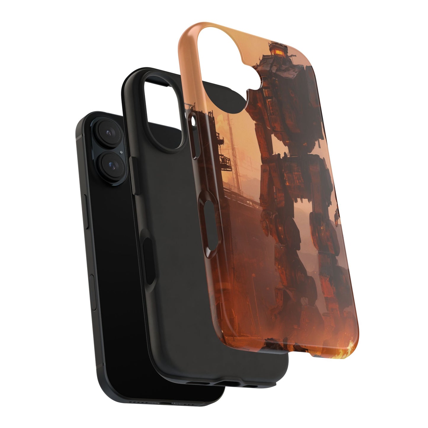 Tough Phone Case - Impact-Resistant, 2-Piece TPU/PC