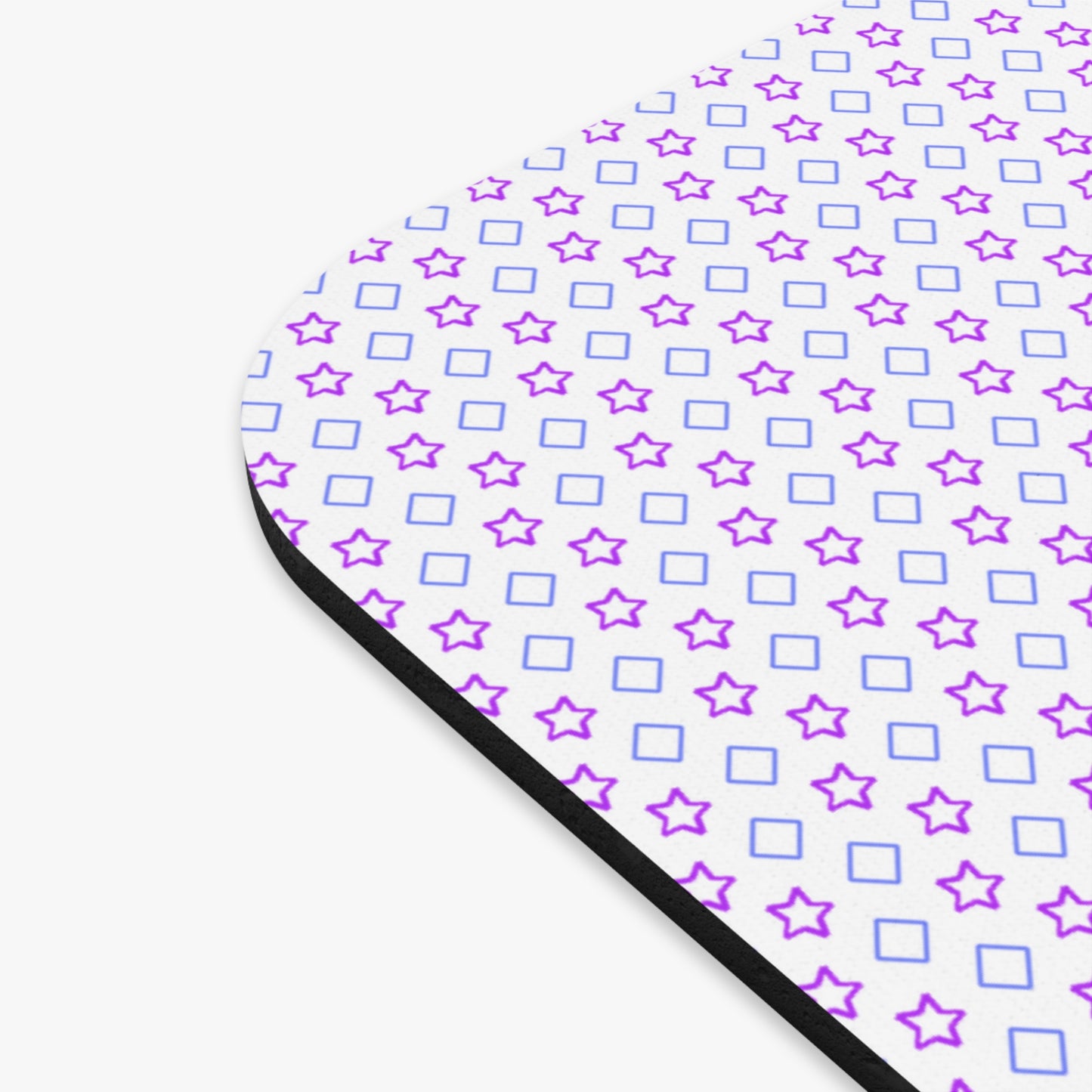 Neon Gaming Mouse Pad - Rectangle, 1/16-inch Thick, Rubber Base