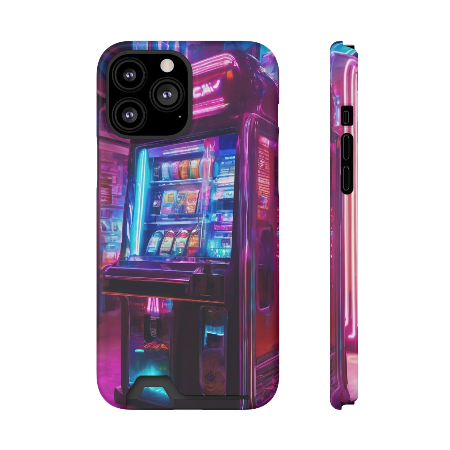 Phone Case with Card Holder – Glossy/Matte Polycarbonate