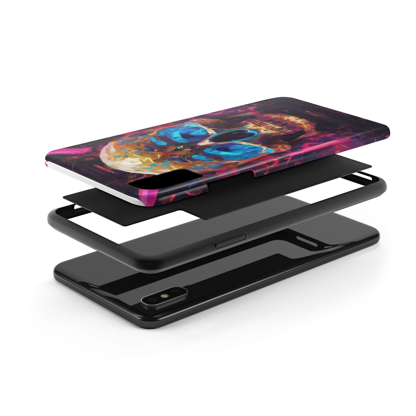 Rugged Phone Case - Impact-Resistant, Glossy Polycarbonate