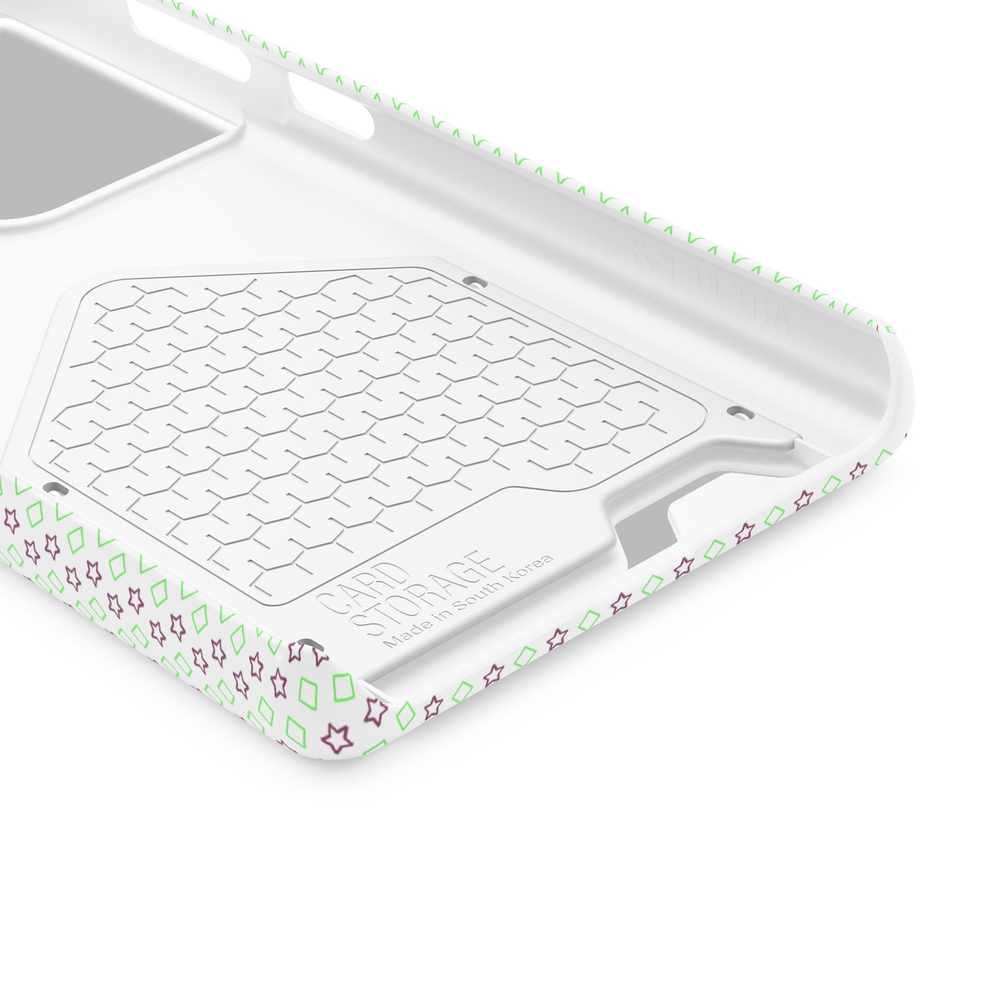 Neon Card Holder Phone Case with MagSafe - Impact-Resistant