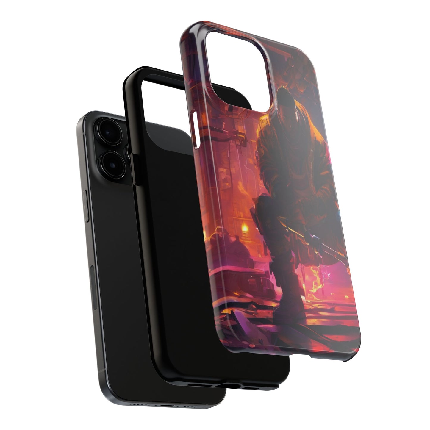 Tough Phone Case - Shockproof TPU & PC Shell for iPhone & Samsung