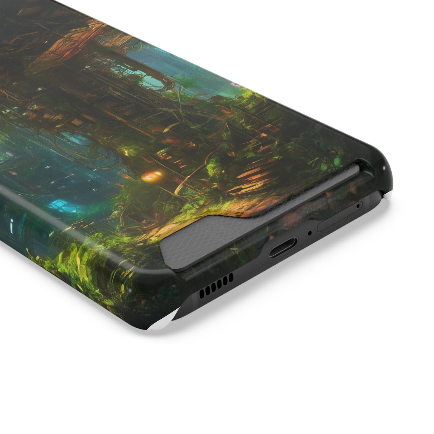 Neon Phone Case with Card Holder Glossy/Matte Polycarbonate, MagSafe