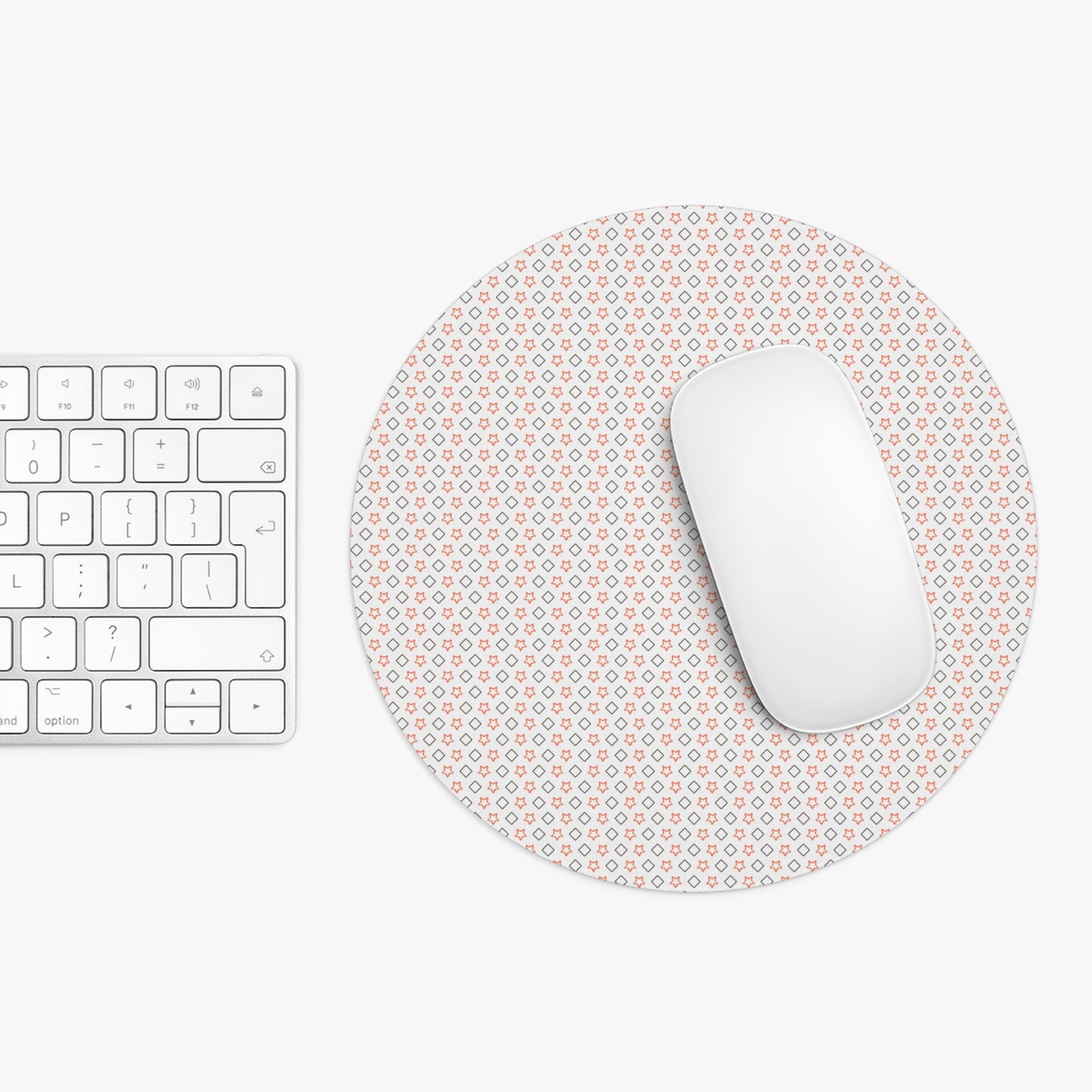 Custom Neon Neoprene Mouse Pad - Round or Rectangular
