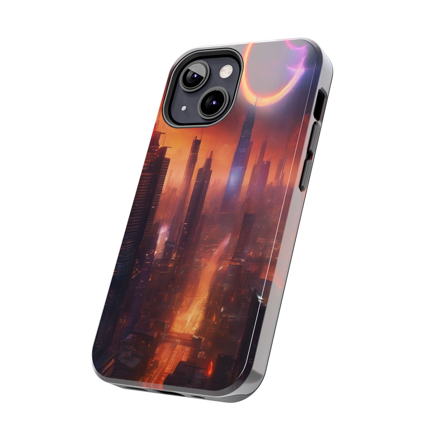 Rugged Phone Case - Impact-Resistant Dual-Layer TPU/PC, Glossy