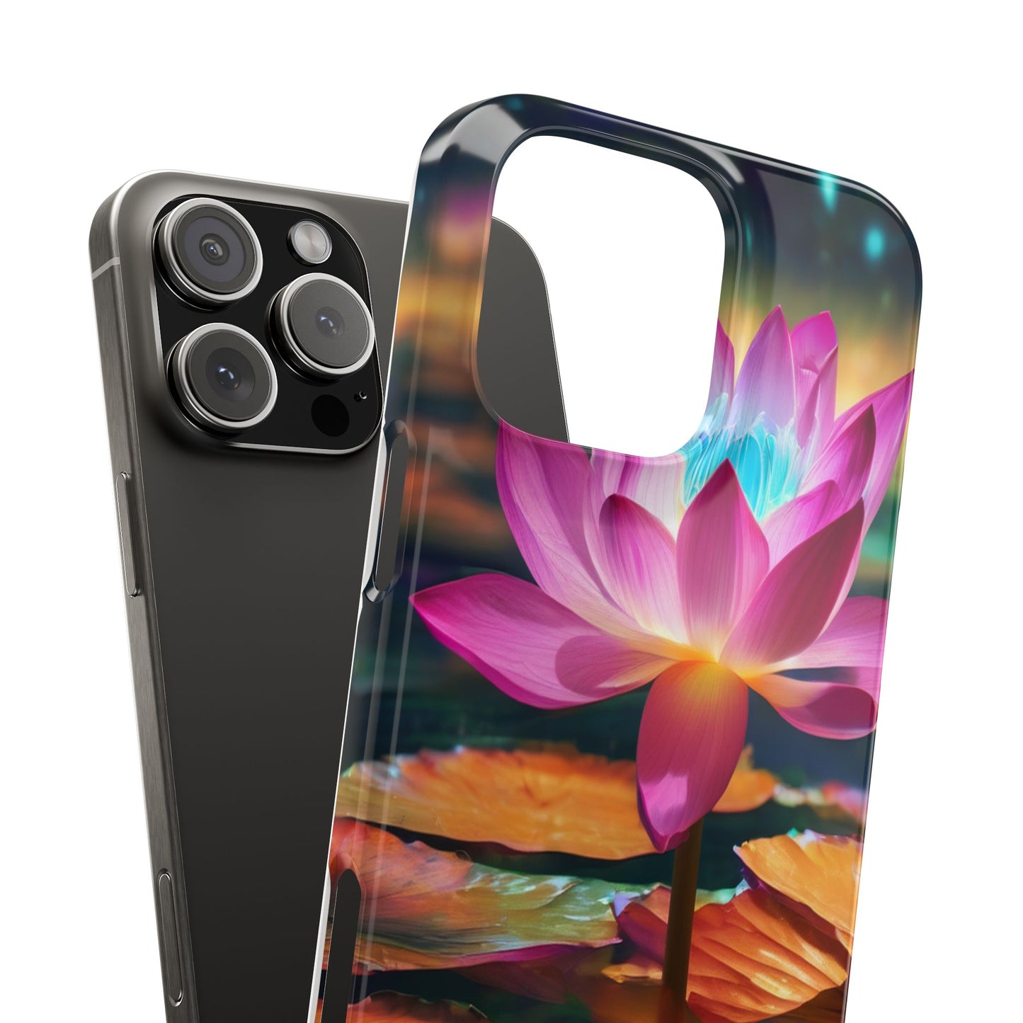 Slim Glossy Polycarbonate Phone Case for iPhone 16