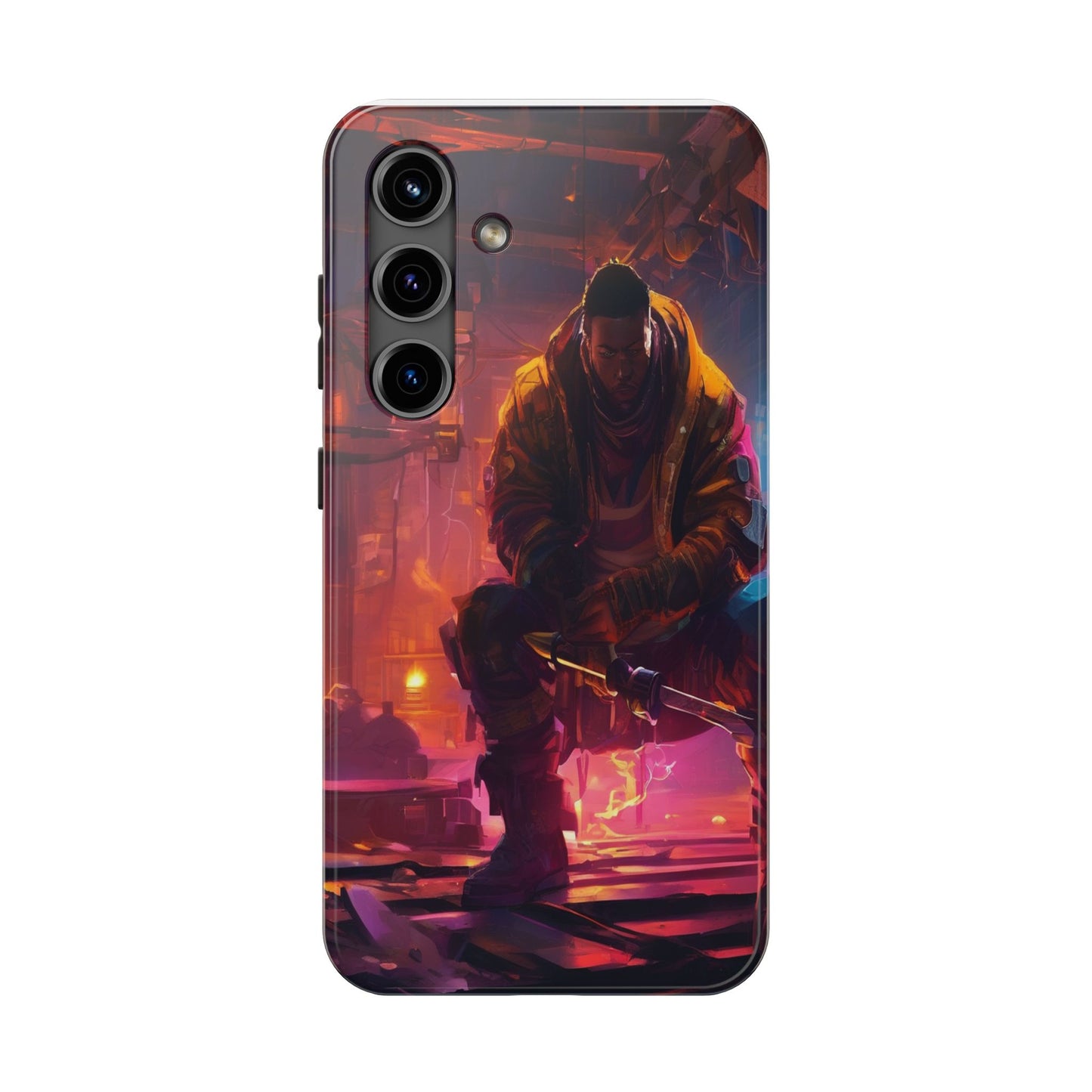 Tough Phone Case - Shockproof TPU & PC Shell for iPhone & Samsung