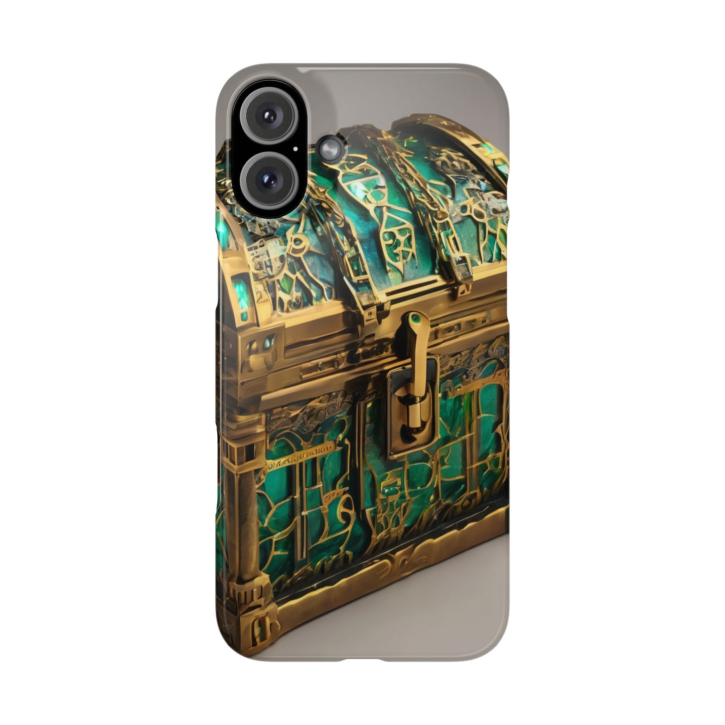 iPhone 16 Slim Phone Case: Glossy Lexan, Ultra-Slim