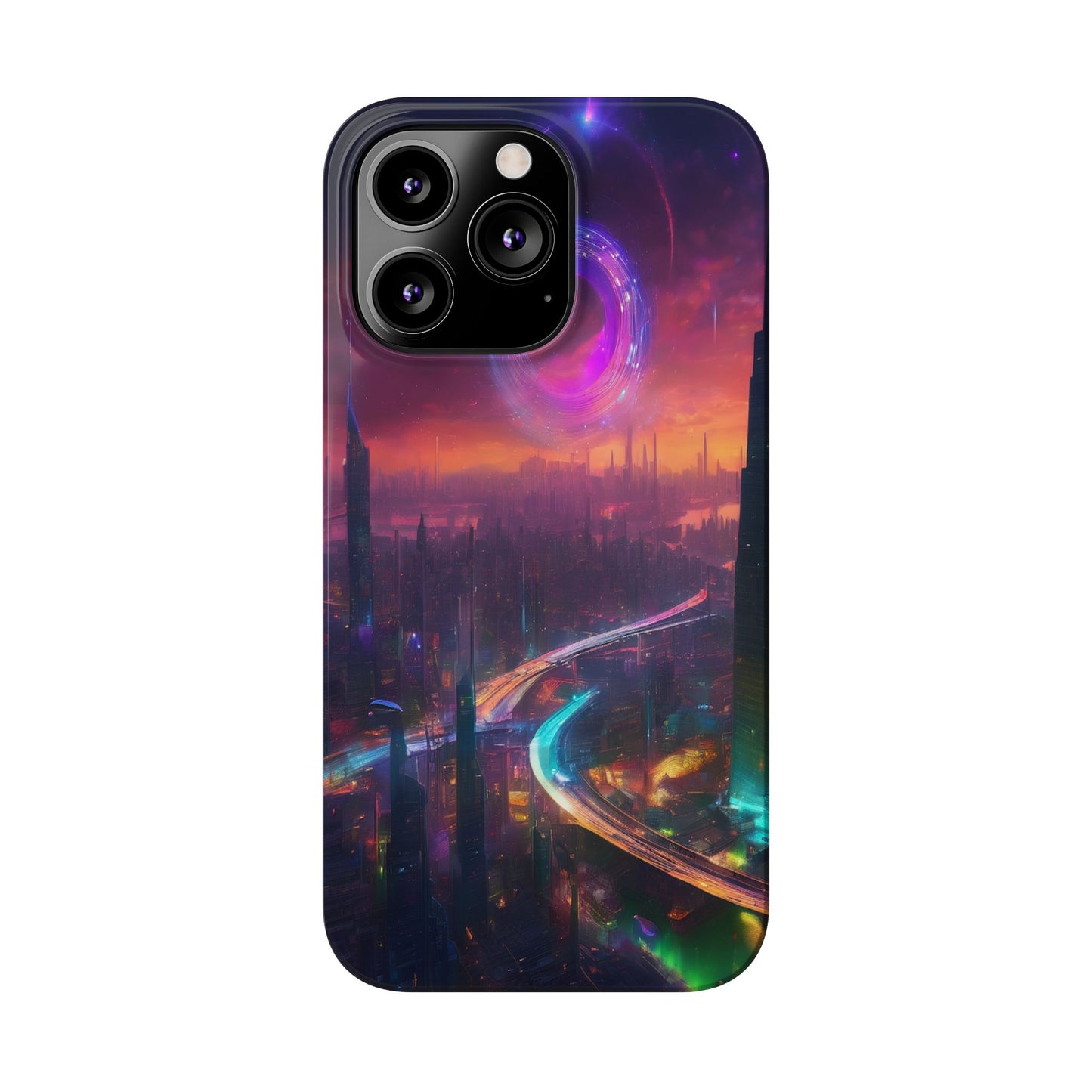 Slim Glossy Phone Case for iPhone 16 – Lexan PC