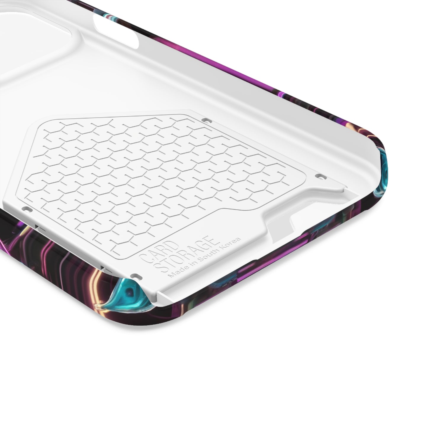 Neon Card Holder Phone Case - MagSafe Compatible