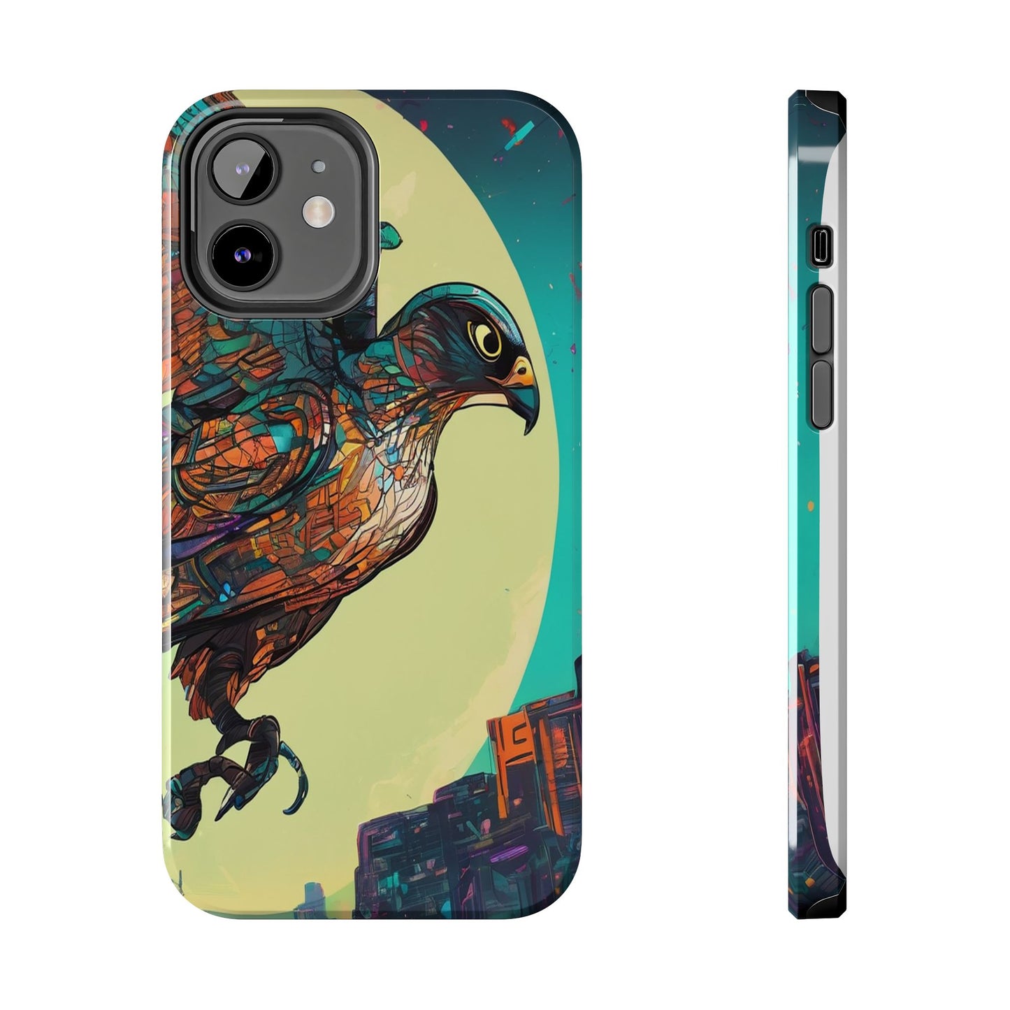 Neon Tough Phone Case - Impact-Resistant, Glossy Finish