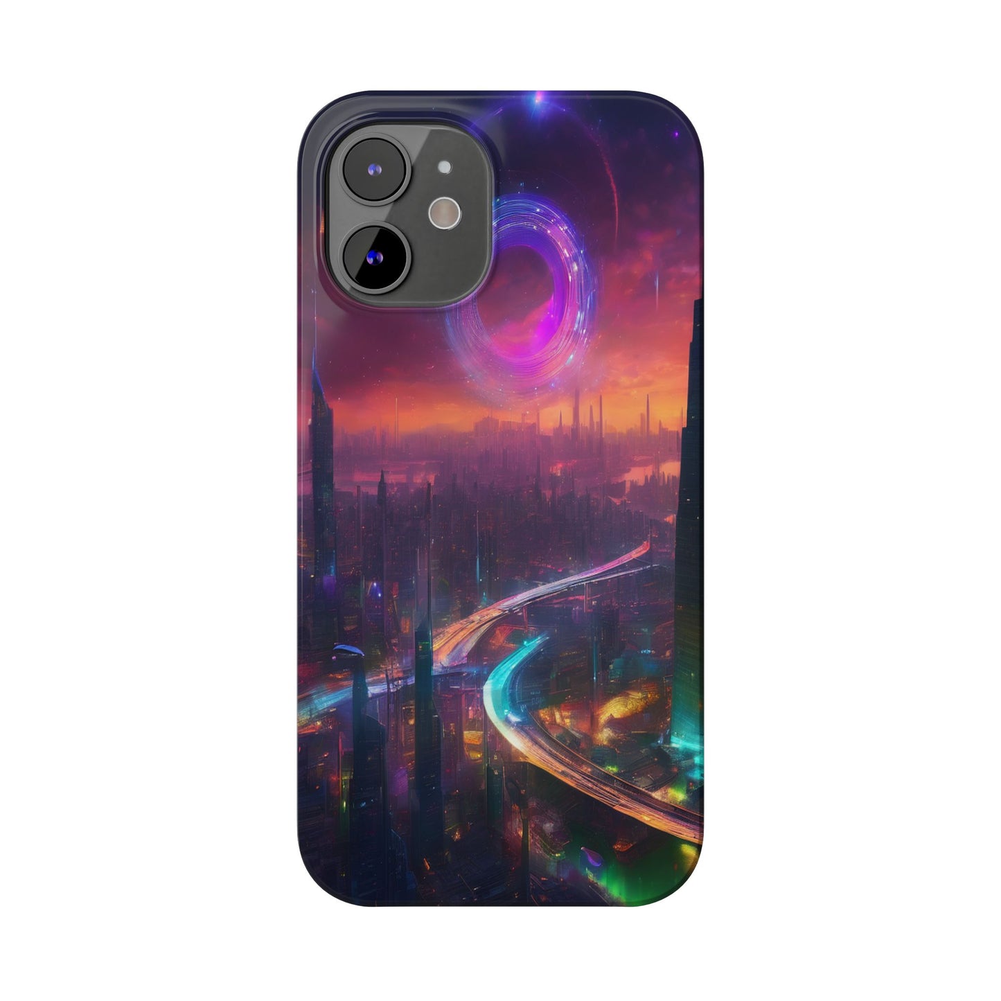 Slim Glossy Phone Case for iPhone 16 – Lexan PC