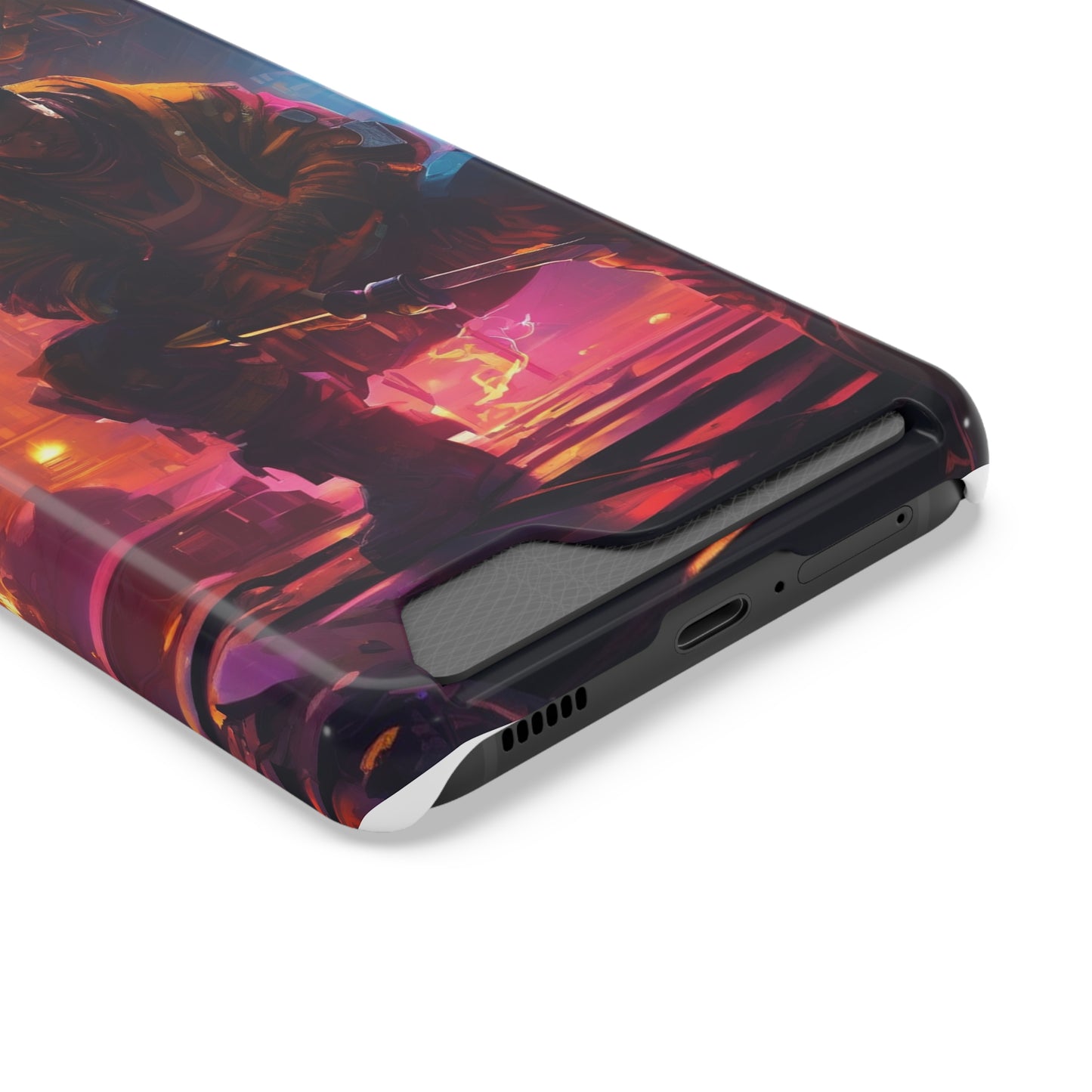 MagSafe Phone Case with Card Holder - Impact-Resistant Polycarbonate