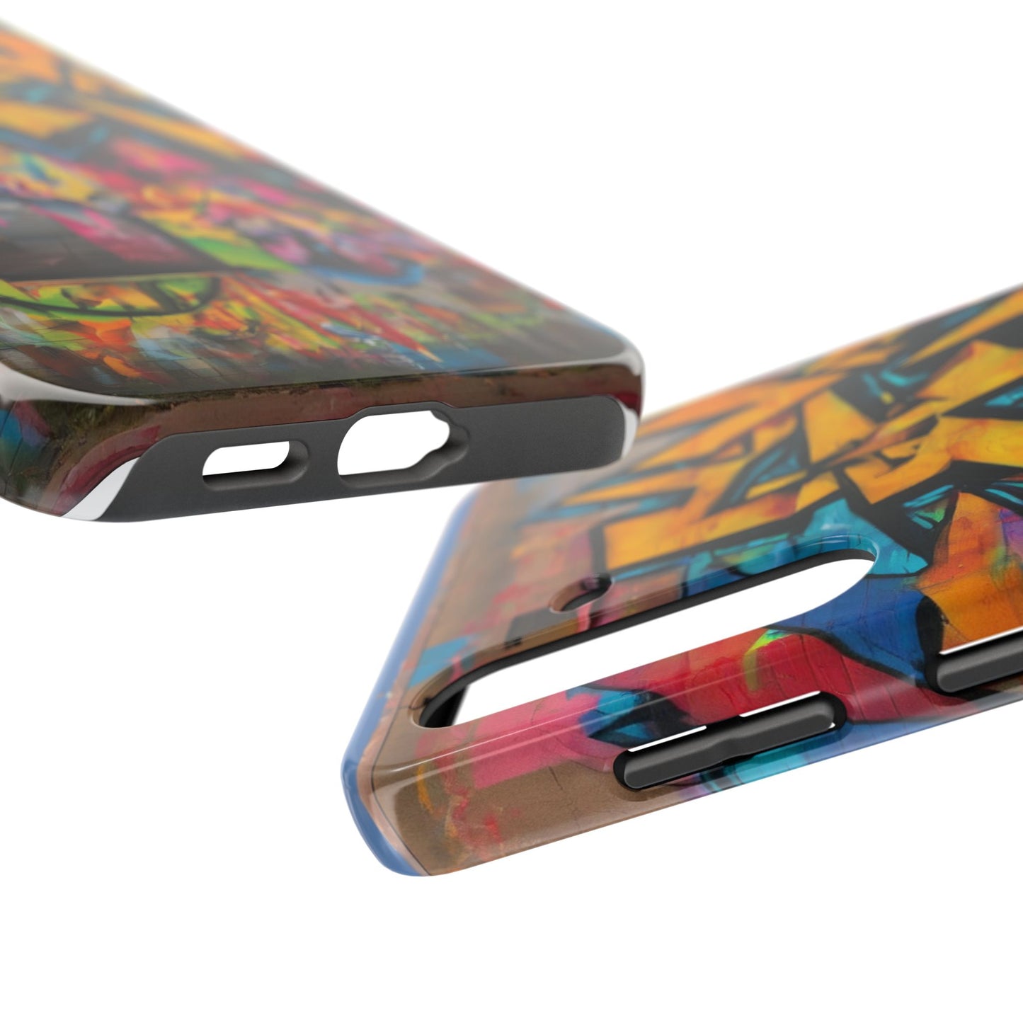 Rugged Phone Case - Impact-Resistant, Glossy Finish