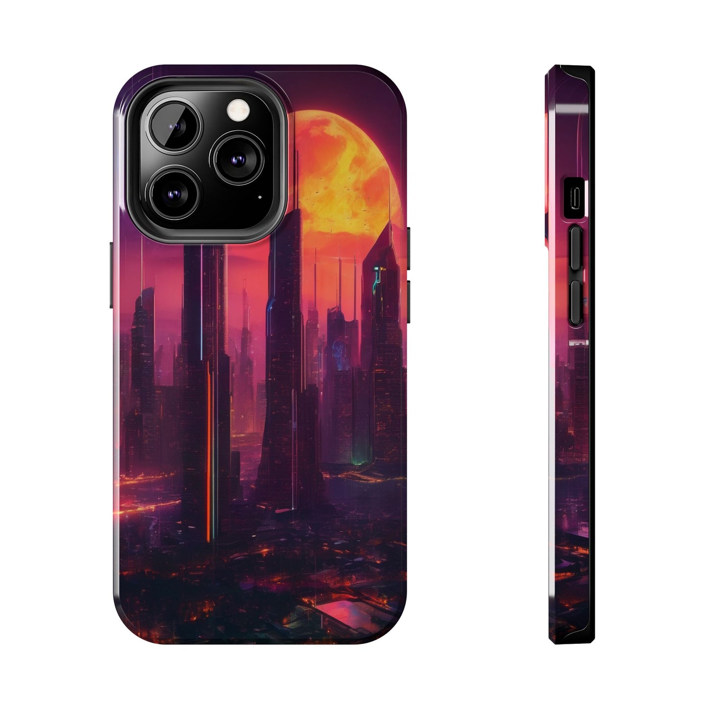 Tough Phone Case: Shockproof 2-Piece TPU/PC Shell