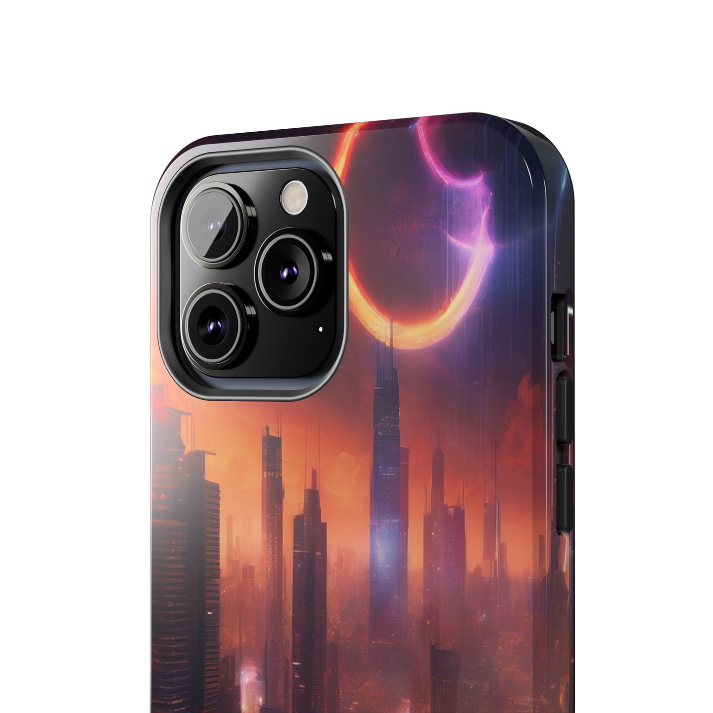 Rugged Phone Case - Impact-Resistant Dual-Layer TPU/PC, Glossy
