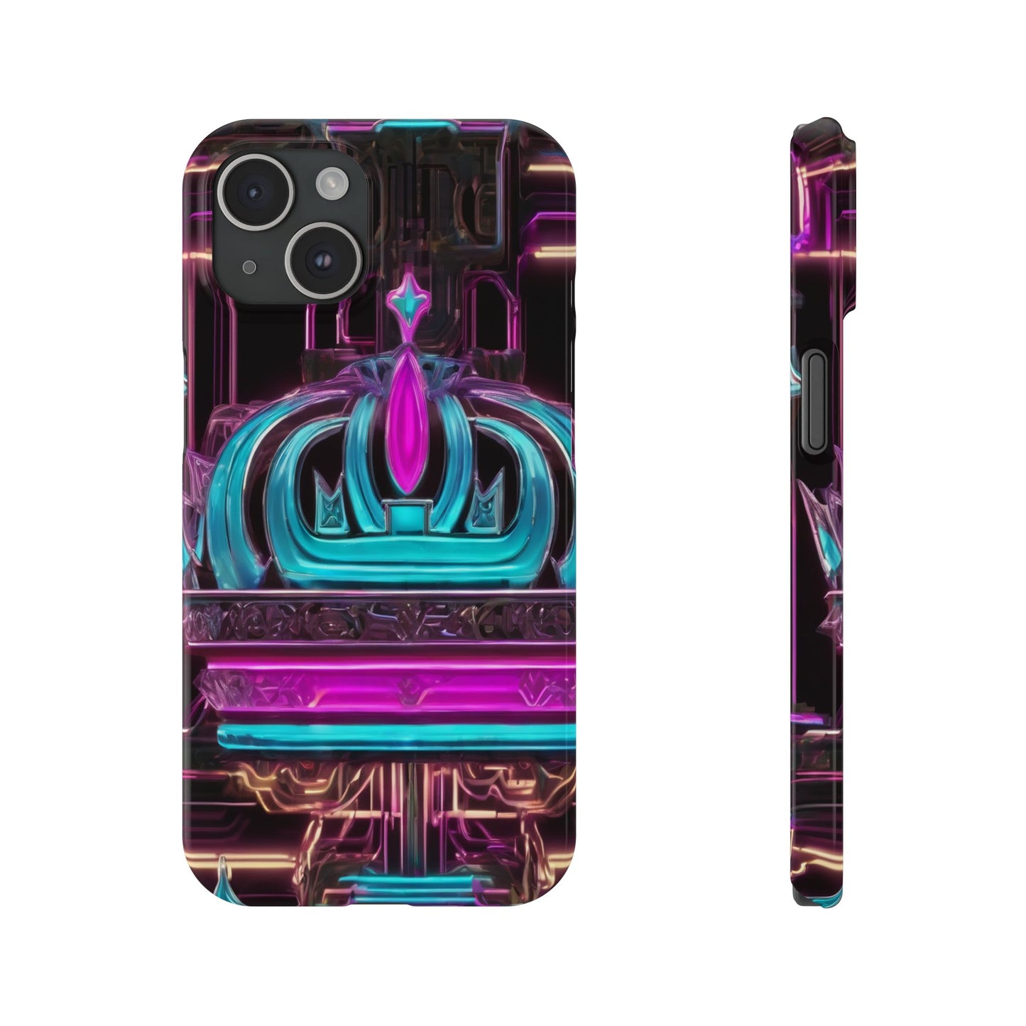 Slim Phone Case for iPhone 16 - Glossy, Lightweight, Impact-Resistant