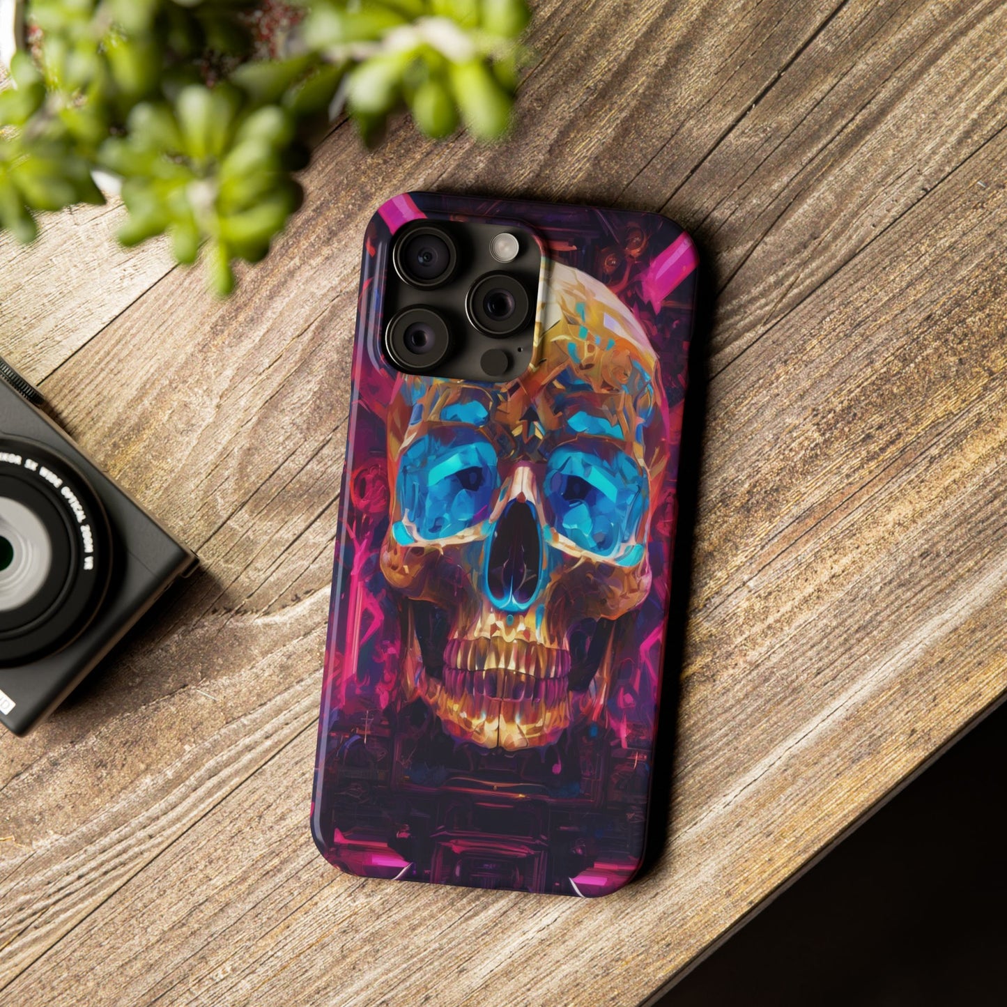 Slim Phone Case for iPhone 16 – Glossy Lexan Shield
