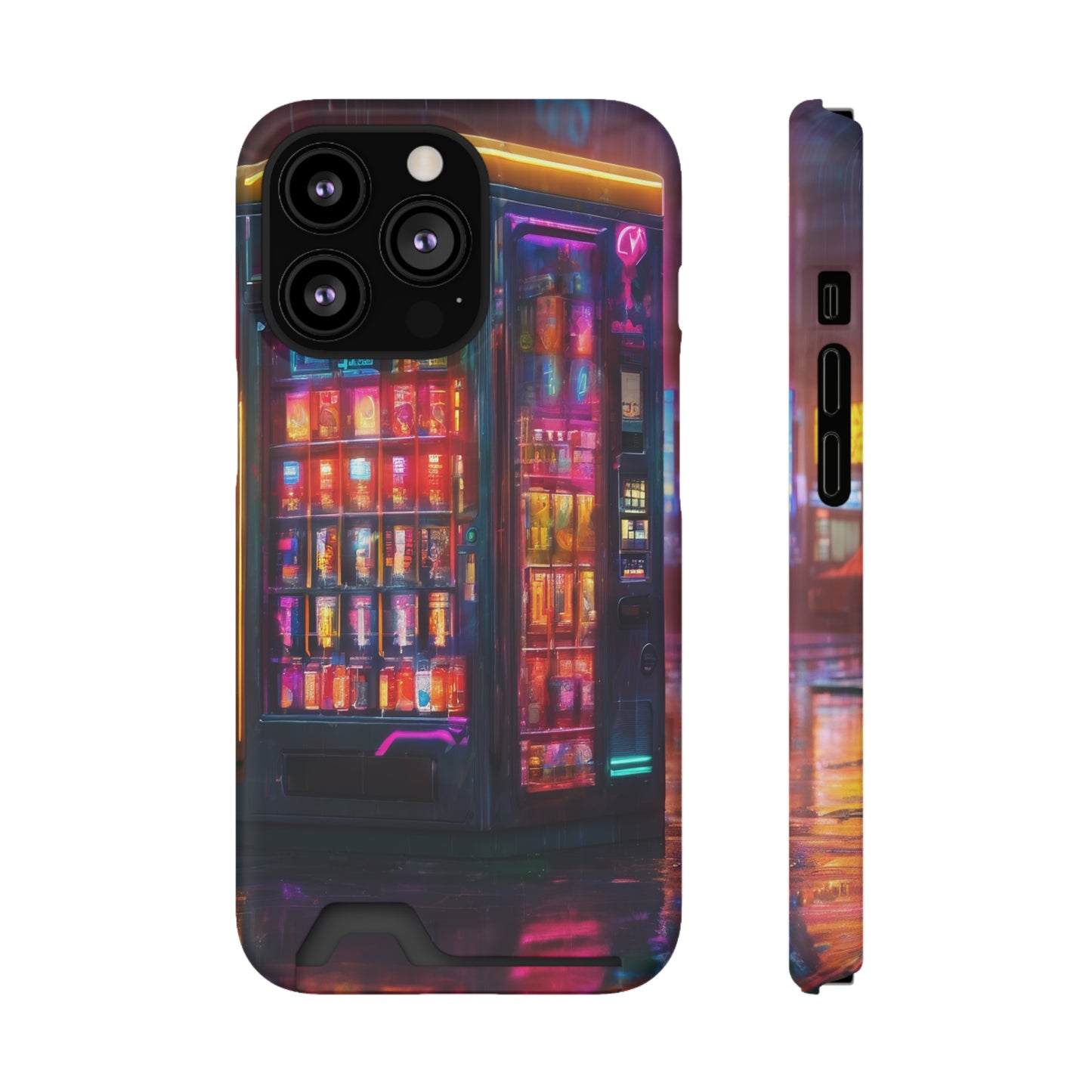 Phone Case with Card Holder - Impact-Resistant Polycarbonate, MagSafe