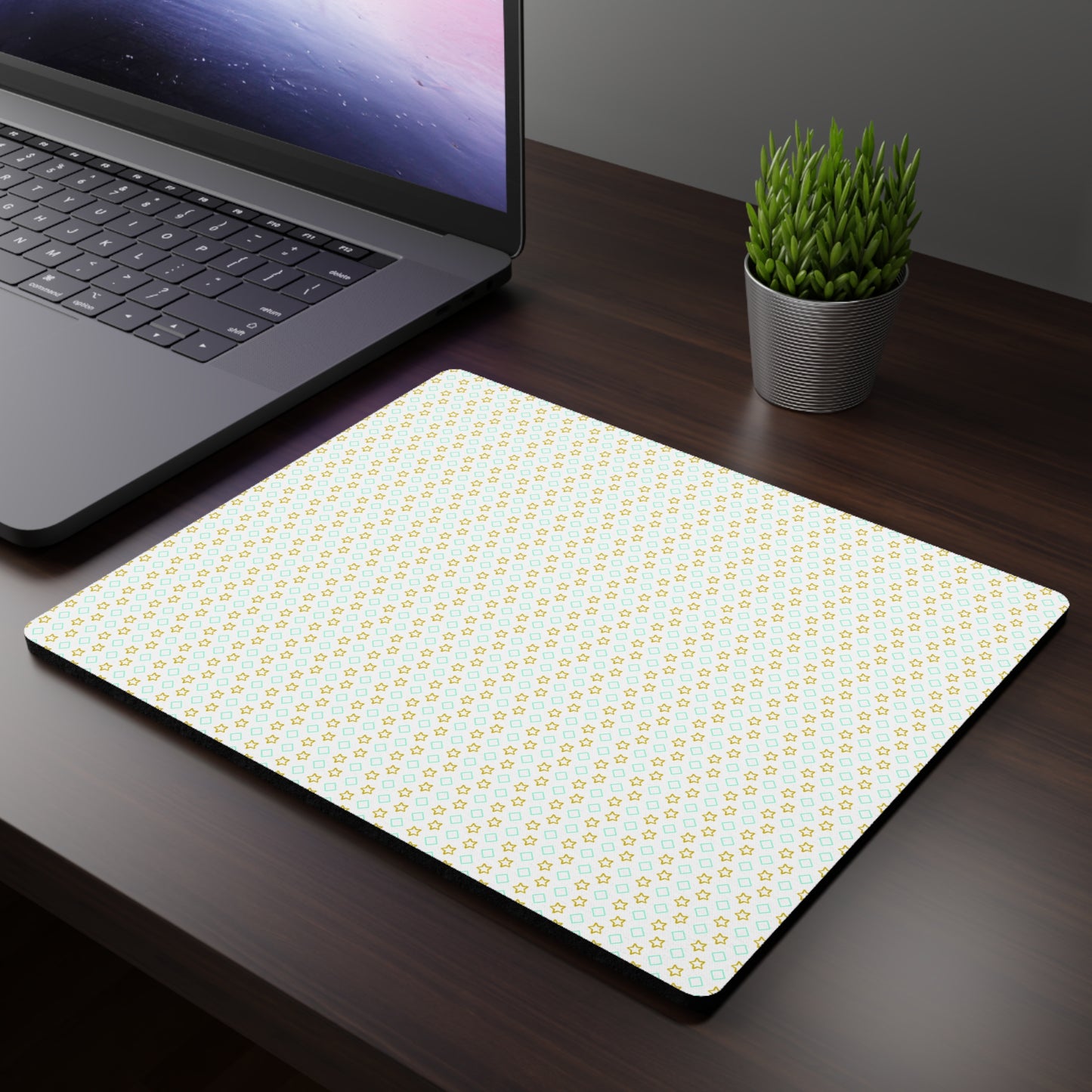 Custom Neon Mouse Pad 9.3x7.8 Rectangular Desk Pad