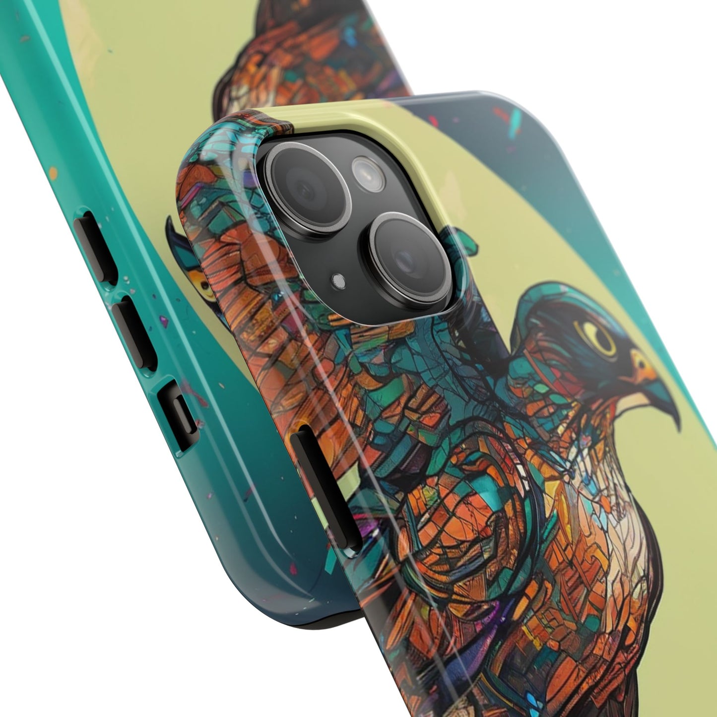 Neon Tough Phone Case - Impact-Resistant, Glossy Finish