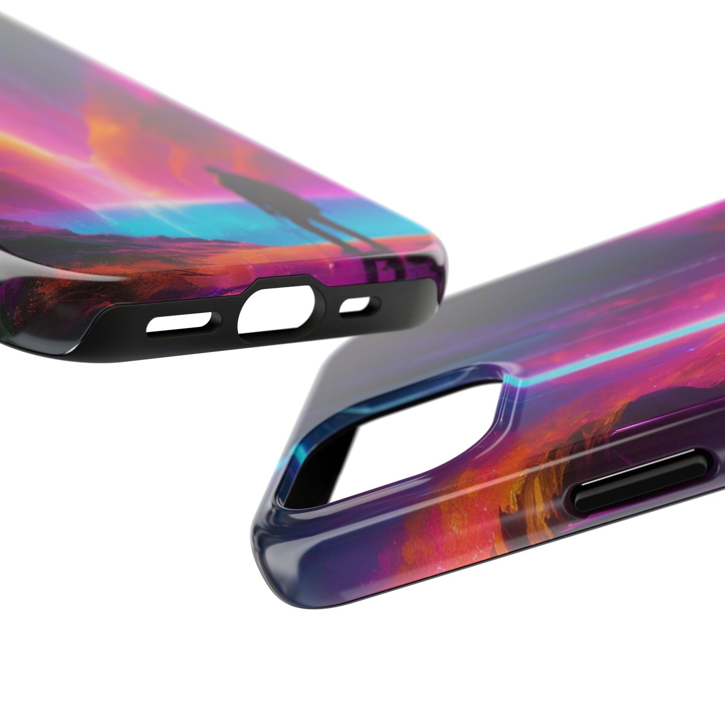 Tough Phone Case with TPU & PC Shell – Shockproof for iPhone/Samsung