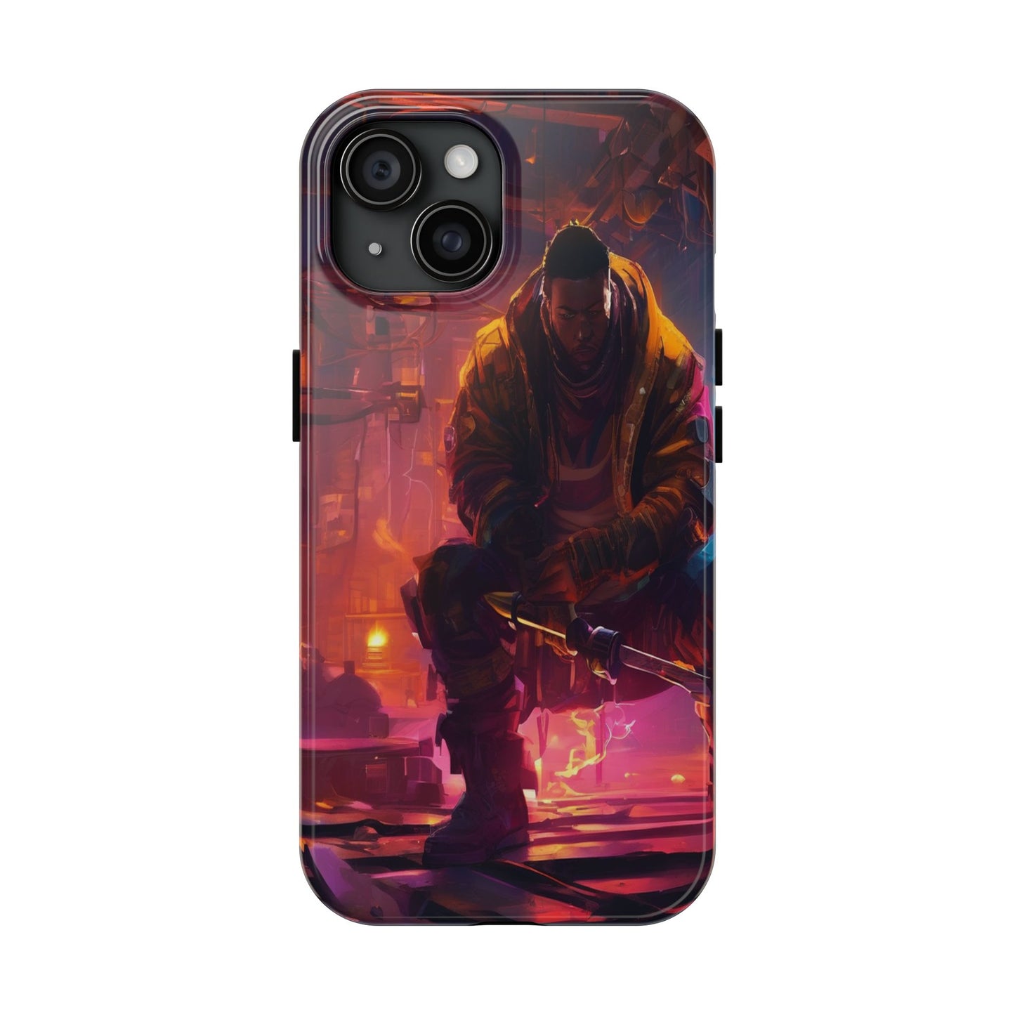 Tough Phone Case - Shockproof TPU & PC Shell for iPhone & Samsung