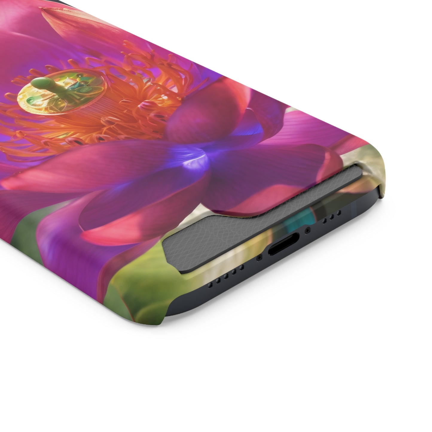 Neon Phone Case with Card Holder - MagSafe Polycarbonate Glossy/Matte