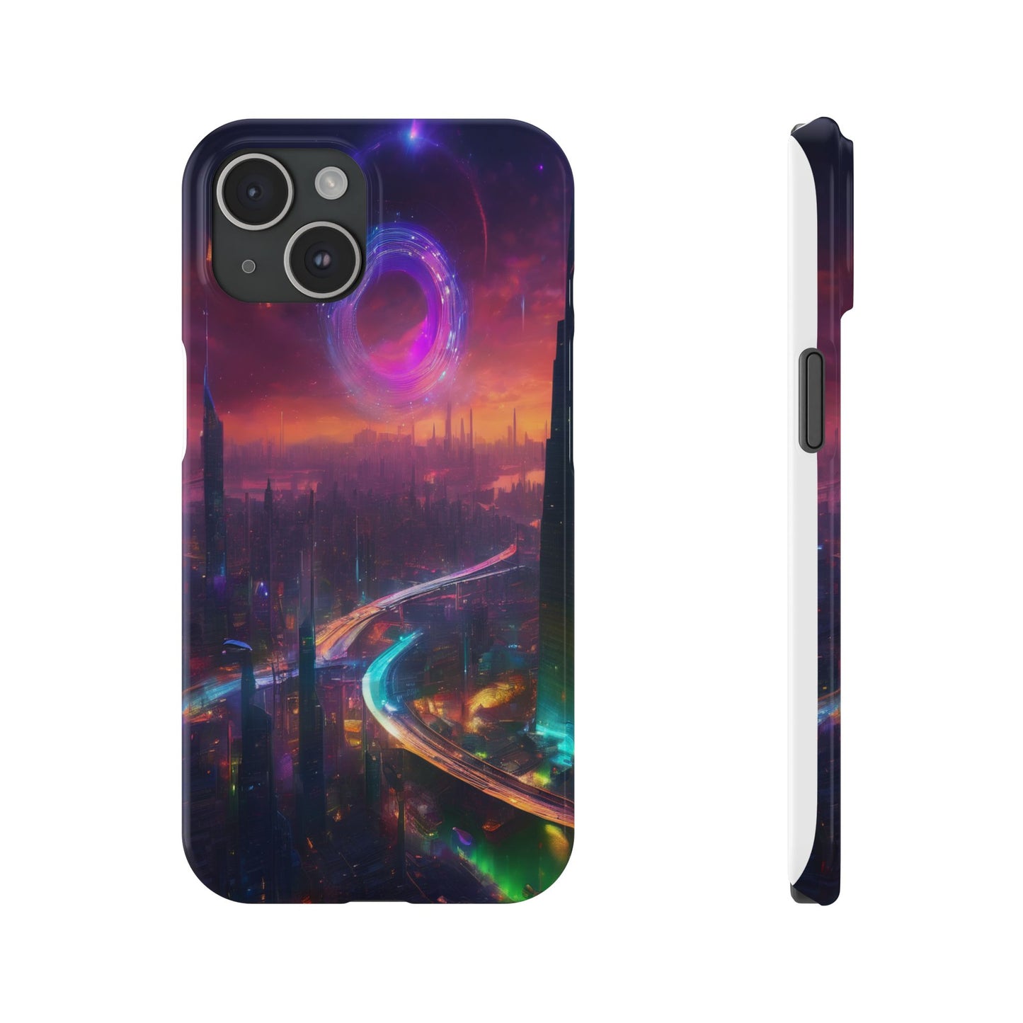 Slim Glossy Phone Case for iPhone 16 – Lexan PC