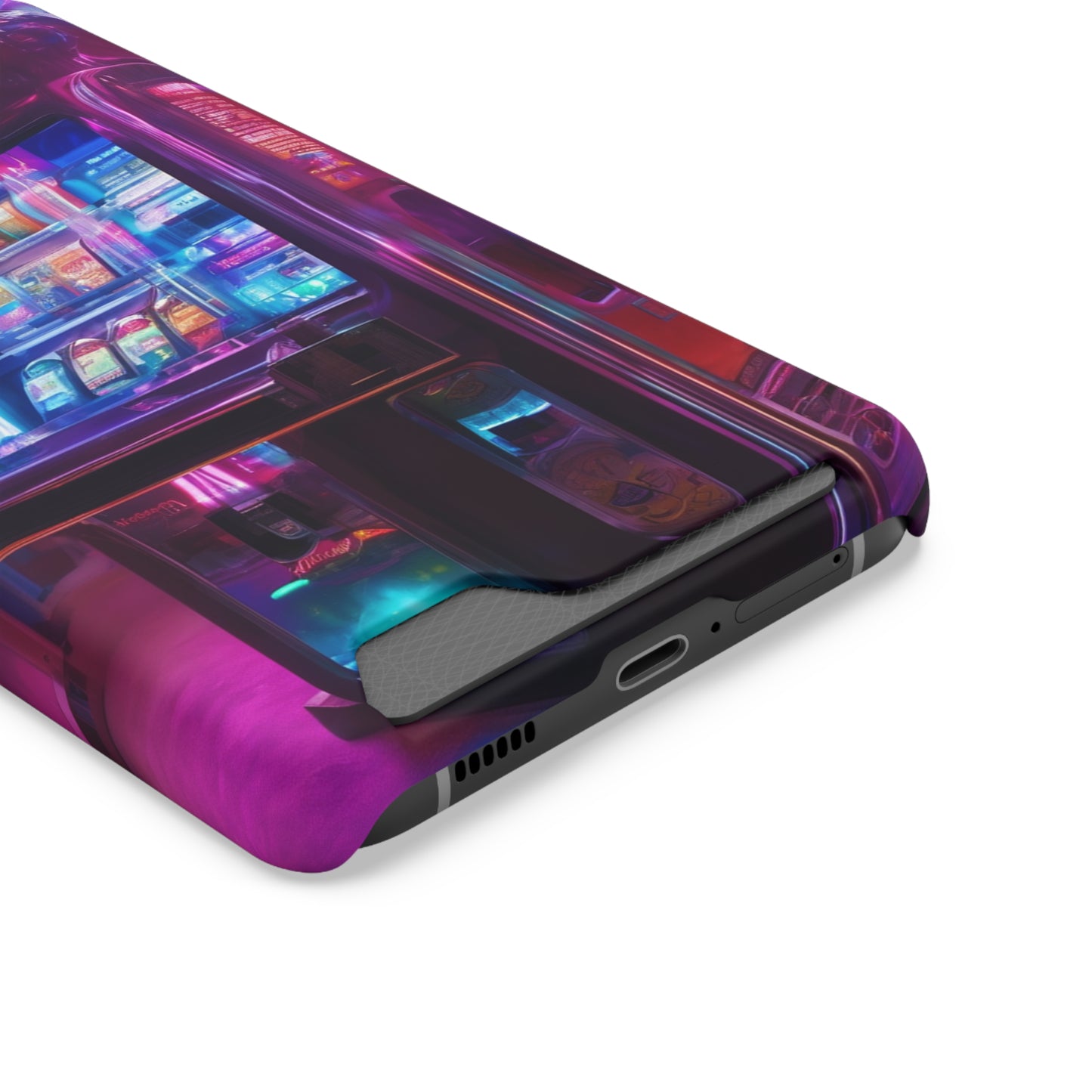 Phone Case with Card Holder – Glossy/Matte Polycarbonate