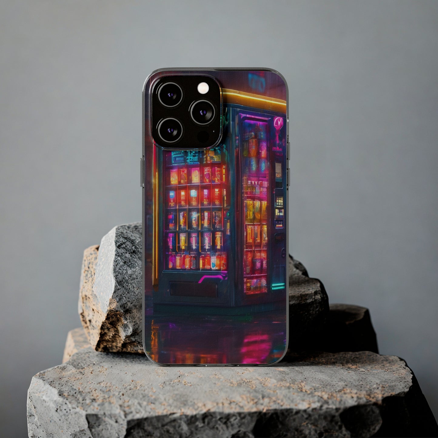 Neon Clear Silicone Phone Case - Slim & Flexible Protection