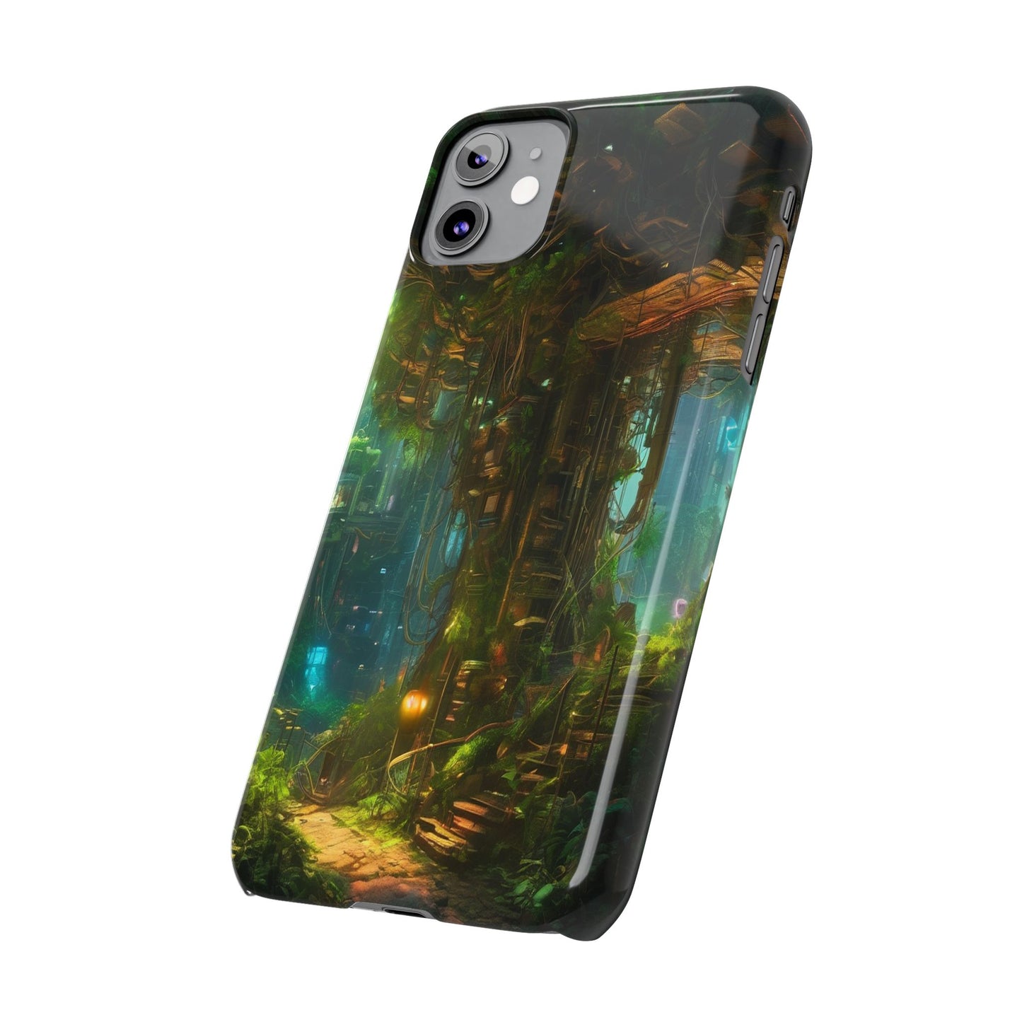 Neon Slim Phone Case for iPhone 16 Glossy Lexan