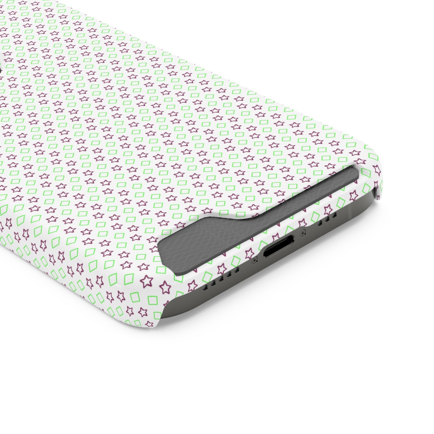 Neon Card Holder Phone Case with MagSafe - Impact-Resistant