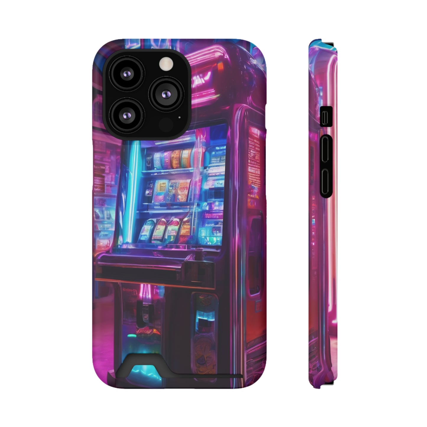 Phone Case with Card Holder – Glossy/Matte Polycarbonate