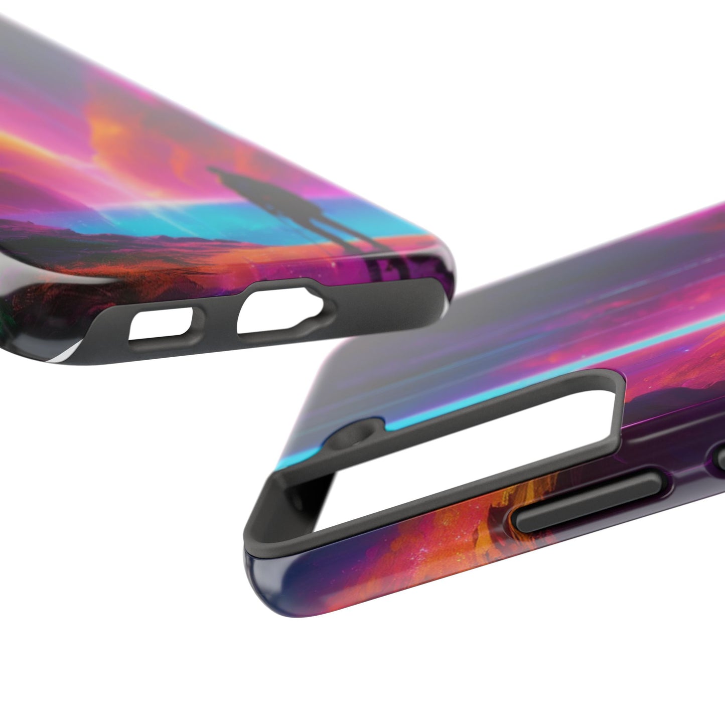 Tough Phone Case with TPU & PC Shell – Shockproof for iPhone/Samsung