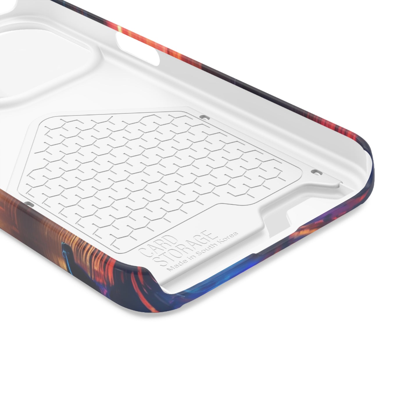 Neon Card Holder Phone Case - MagSafe, 1 Card Slot, Polycarbonate