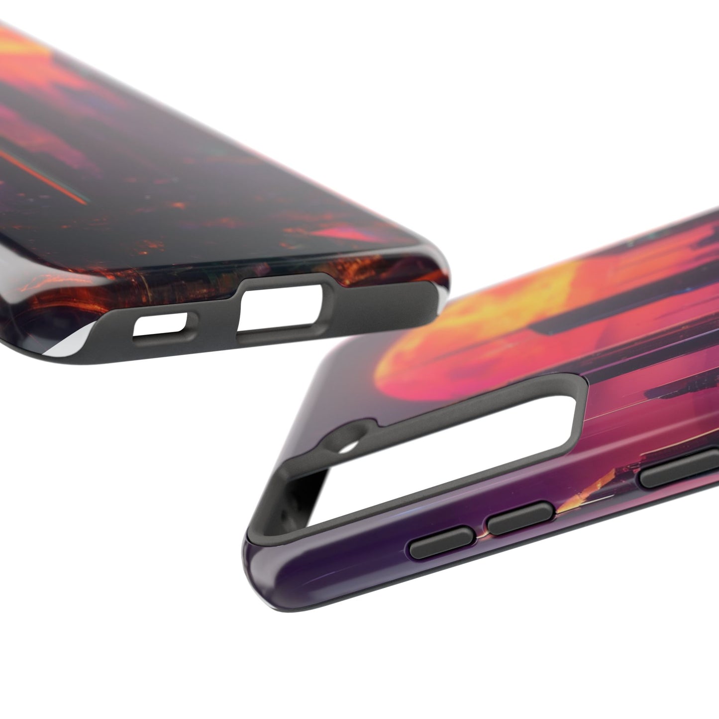 Tough Phone Case: Shockproof 2-Piece TPU/PC Shell