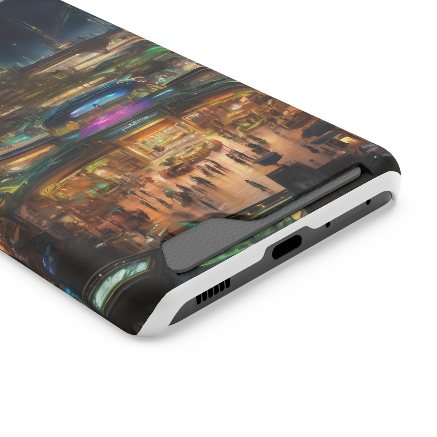 MagSafe Polycarbonate Phone Case with Card Holder - Glossy or Matte