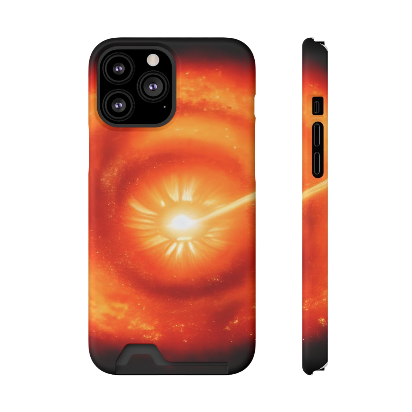 Neon Phone Case with Card Holder - MagSafe, Polycarbonate