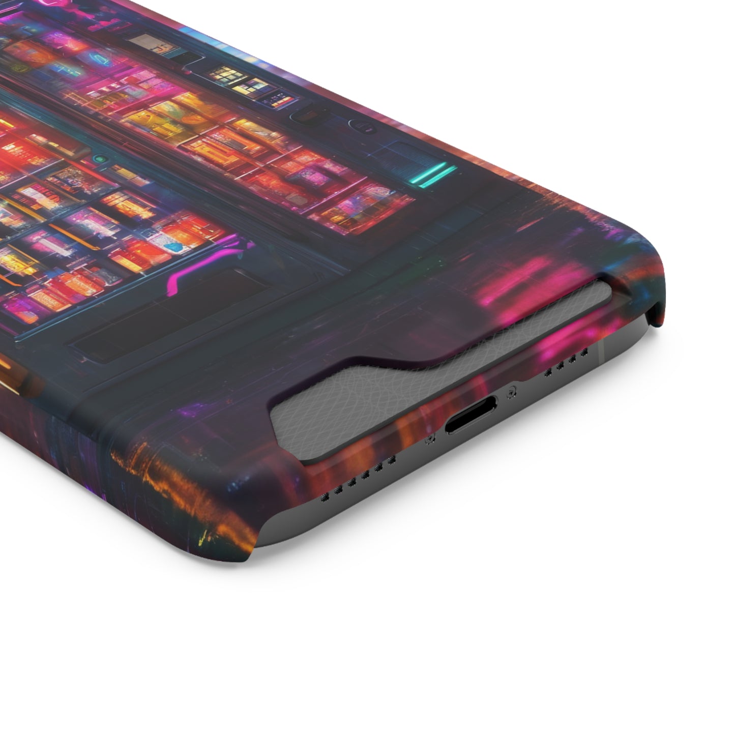 Phone Case with Card Holder - Impact-Resistant Polycarbonate, MagSafe