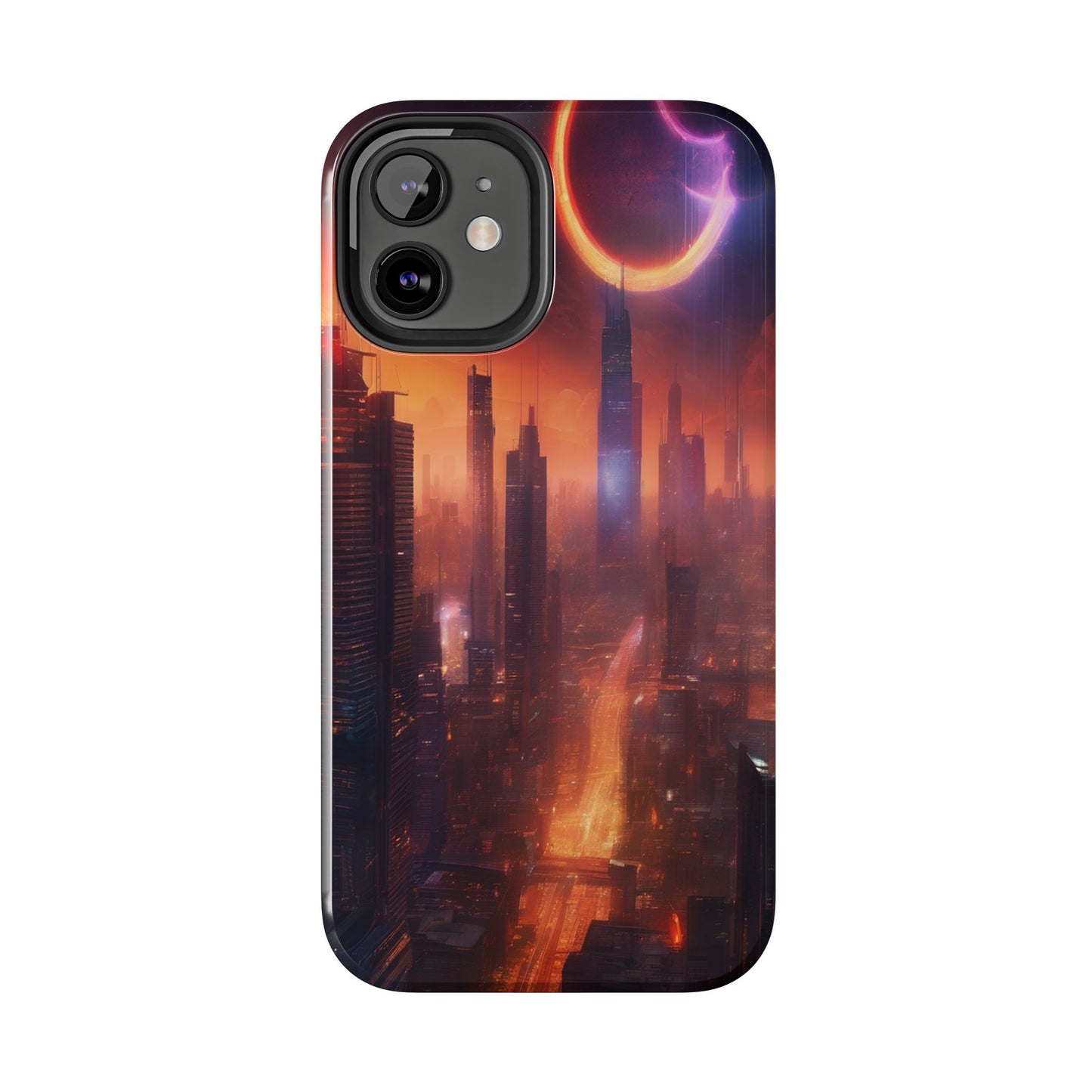 Rugged Phone Case - Impact-Resistant Dual-Layer TPU/PC, Glossy