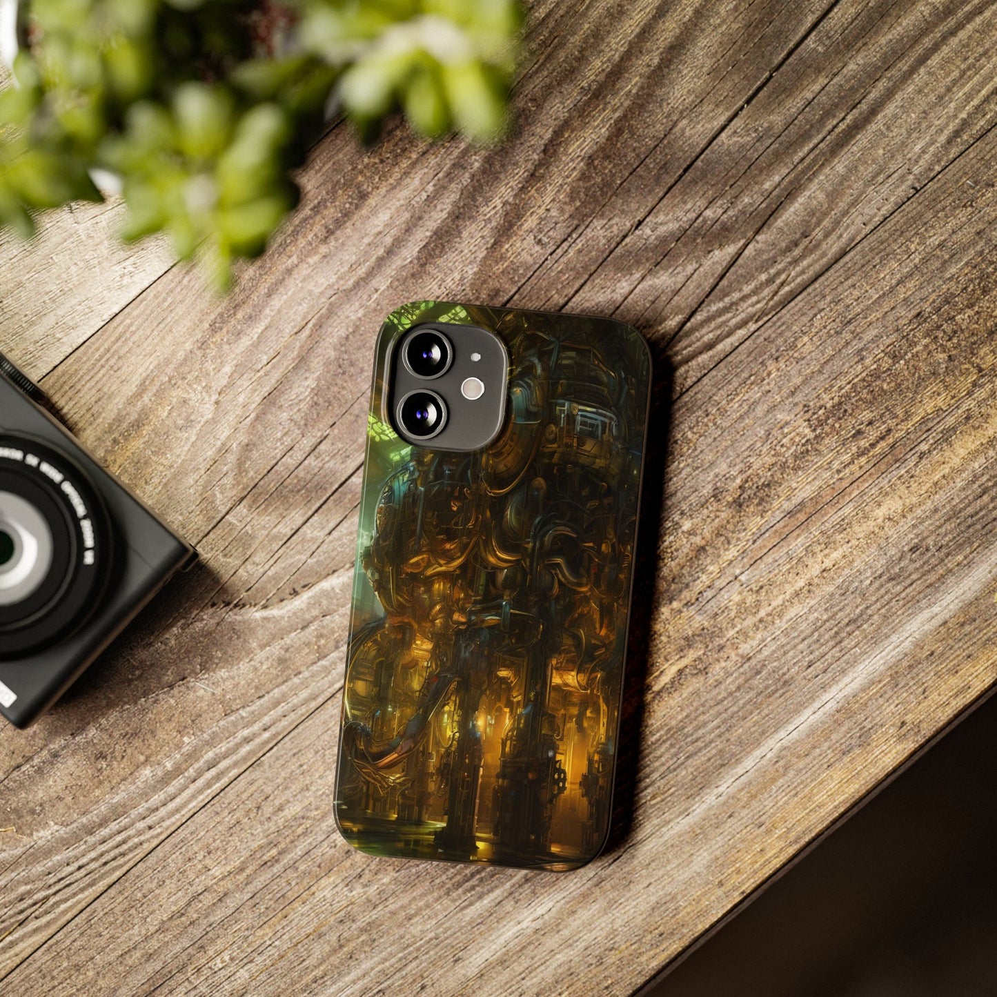 Slim Phone Case for iPhone 16 - Glossy Ultra-Thin Polycarbonate