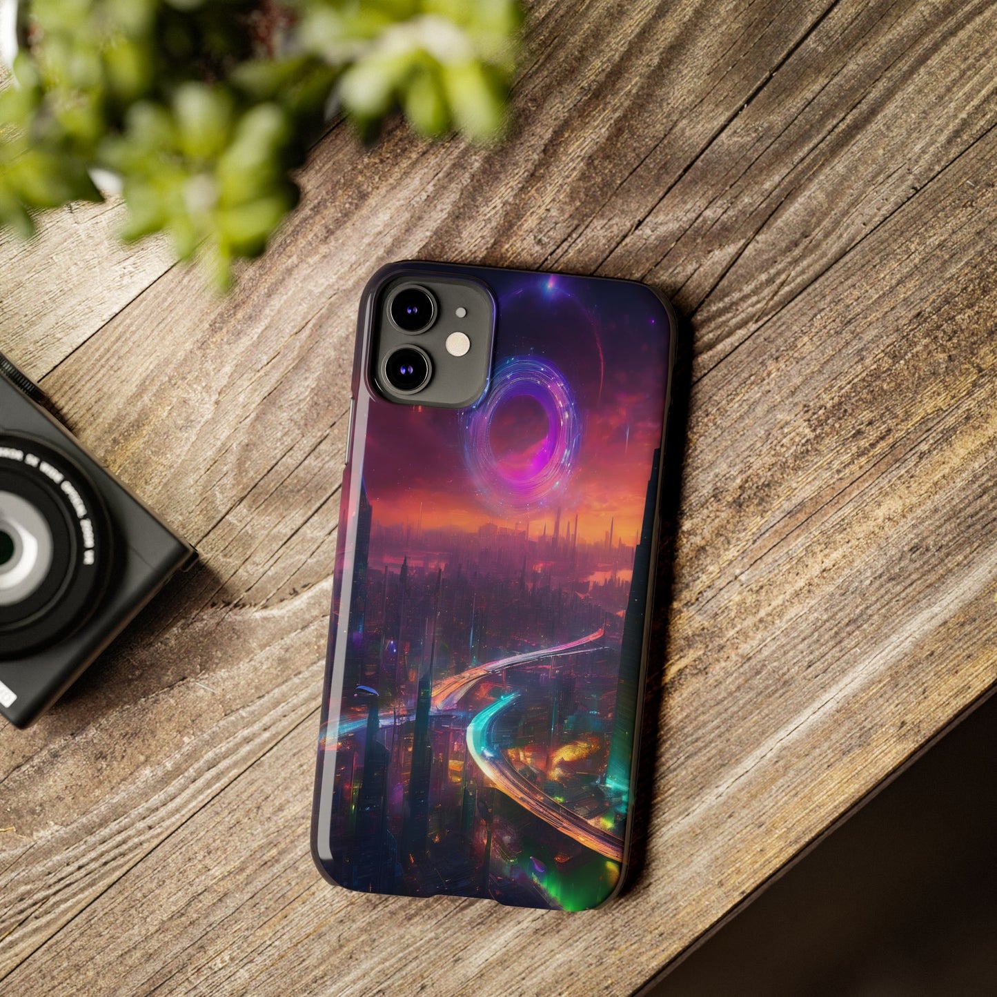 Slim Glossy Phone Case for iPhone 16 – Lexan PC