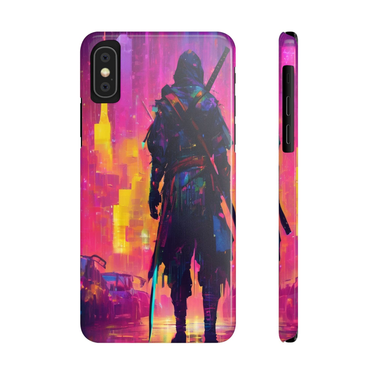 Neon Slim Phone Case for iPhone 16 - Glossy Lexan Finish