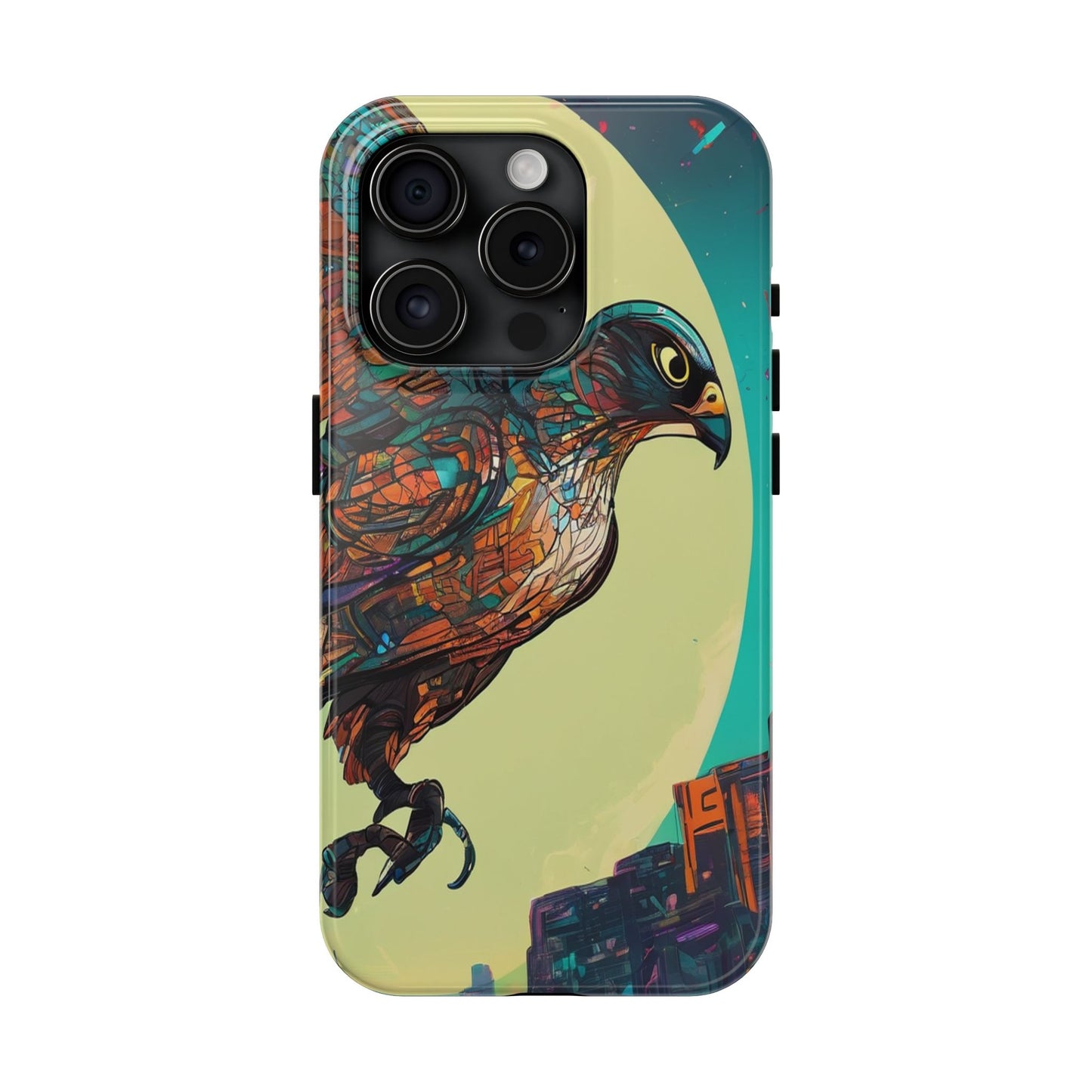 Neon Tough Phone Case - Impact-Resistant, Glossy Finish